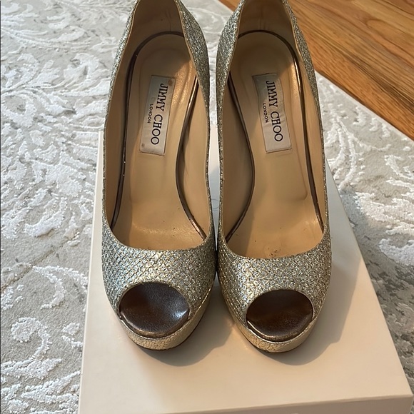 Jimmy Choo Peeptoe Pump - Picture 4 of 9